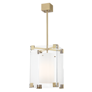 Achilles Pendant with Aged Brass Finish