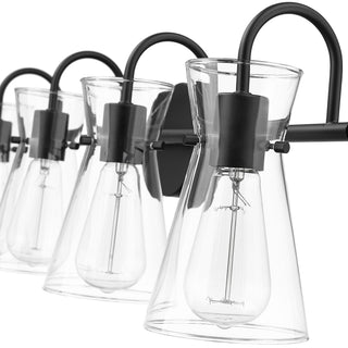 Camellia 4-Light Vanity Matte Black