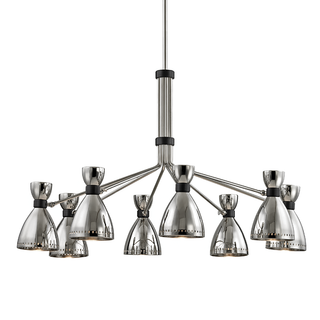 Solaris Chandelier with Polished Nickel Finish