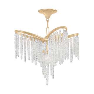 Pandora Chandelier Gold Leaf