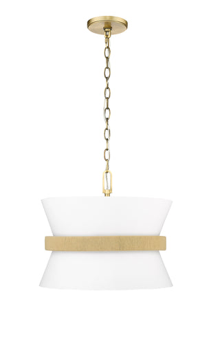 Kimbry 3-Light Pendant light Vintage Brass