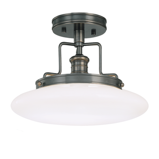 Beacon Semi Flush Old Bronze