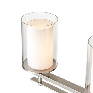 Huderson 4-Light Vanity Brushed Nickel