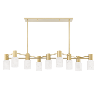 Centerport Linear with Aged Brass Finish