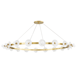 Austen Chandelier Aged Brass