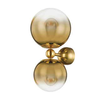 Kyoto Wall Sconce In VINTAGE POLISHED BRASS Finish