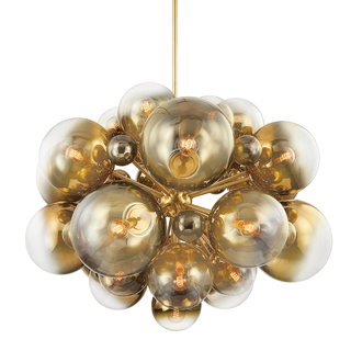 Kyoto Chandelier VINTAGE POLISHED BRASS