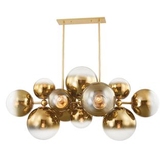 Kyoto Linear In VINTAGE POLISHED BRASS Finish