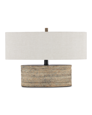 Innkeeper Rustic Oval Table Lamp