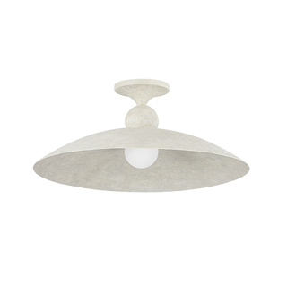TEELIN Flush Mount with Limewash Plaster Finish