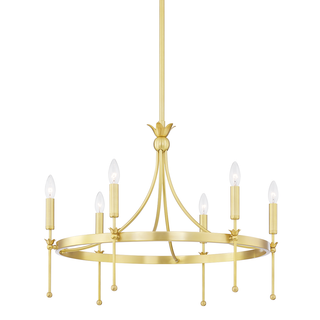 Gates Chandelier Aged Brass