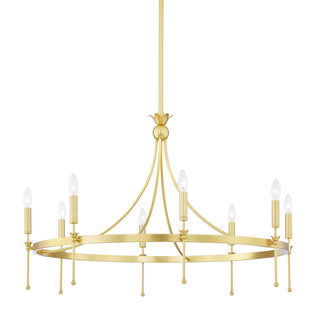 Gates Chandelier Aged Brass