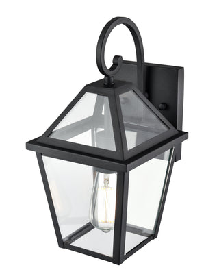 Eston 1-Light Outdoor Wall Sconce Textured Black