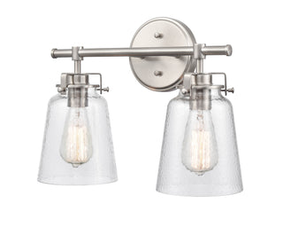 Amberose 2-Light Vanity Brushed Nickel