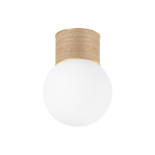 ARDSLEY Flush Mount with Vintage Gold Leaf Finish