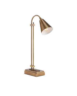 Symmetry Brass Desk Lamp