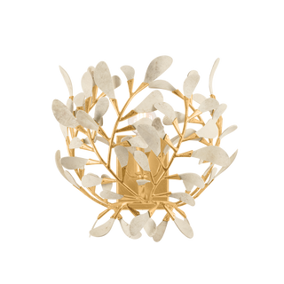 MAYBROOK Wall Sconce with VINTAGE GOLD LEAF Finish