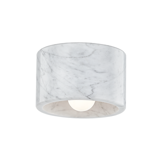 Loris Flush Mount with Polished Nickel Finish