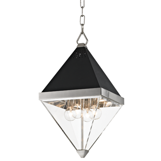 Coltrane Lantern with Polished Nickel Finish