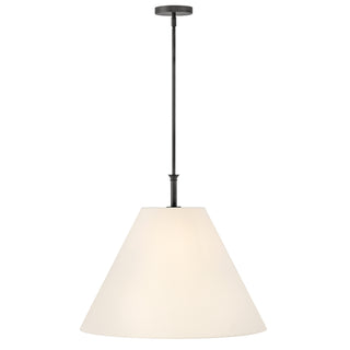 Greta Large Pendant in Blackened Brass