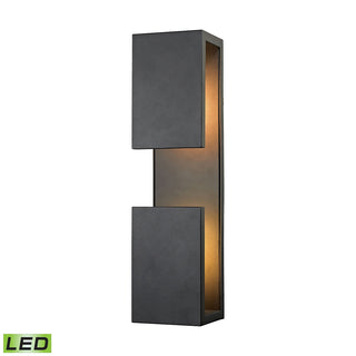 Pierre 19'' High 1-Light Outdoor Sconce - Textured Matte Black