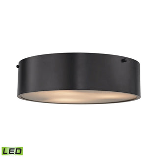 Clayton 16'' Wide 3-Light Flush Mount - Oil Rubbed Bronze