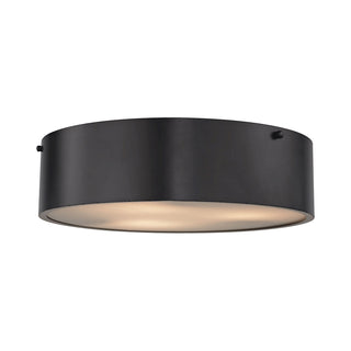 Clayton 16'' Wide 3-Light Flush Mount - Oil Rubbed Bronze