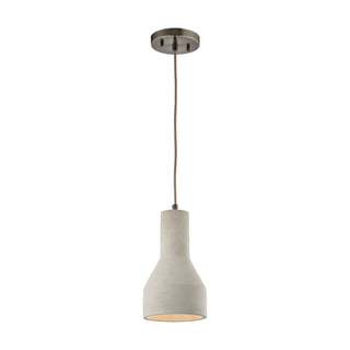 Urban Form 6'' Wide 1-Light Mini Pendant - Black Nickel