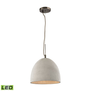 Urban Form 12'' Wide 1-Light Mini Pendant - Black Nickel