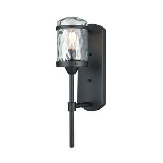 Torch 17'' High 1-Light Outdoor Sconce - Charcoal Black