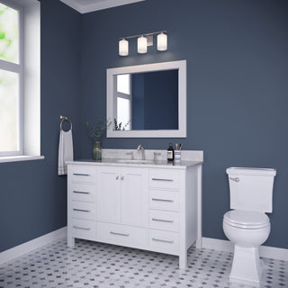 Durham 3-Light Vanity Satin Nickel
