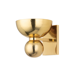 CATANIA Wall Sconce In Vintage Brass Finish