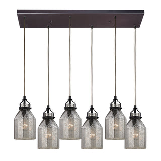 Danica 30'' Wide 6-Light Pendant - Oil Rubbed Bronze