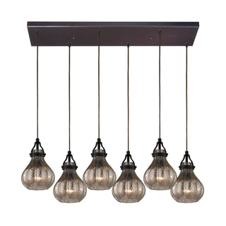 Danica 30'' Wide 6-Light Pendant - Oil Rubbed Bronze