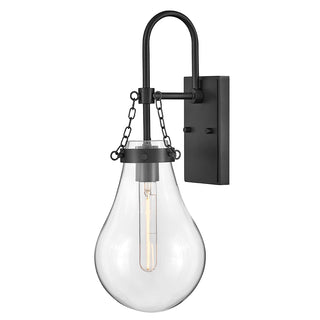 Eloise Large Single Light Sconce in Black