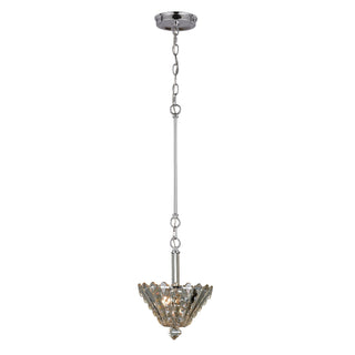 Riva 9'' Wide 2-Light Mini Pendant - Chrome