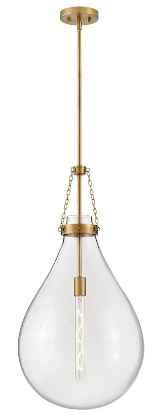 Eloise Large Pendant In Light Brass Finish