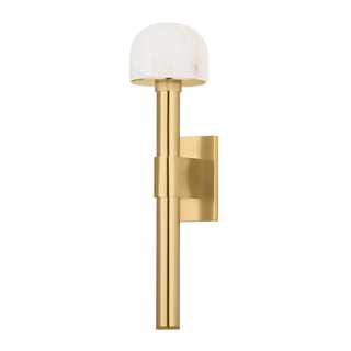 BELLVALE Wall Sconce with Aged Brass Finish