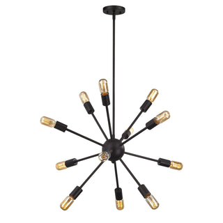 Delphine 27'' Wide 12-Light Chandeliers - Oil Rubbed Bronze