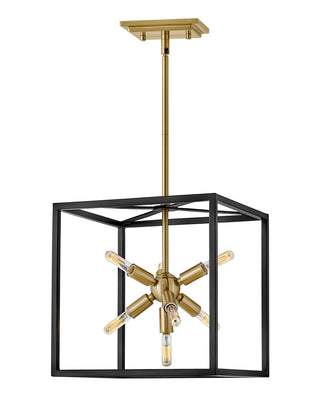 Aros Medium Convertible Pendant In Black Finish