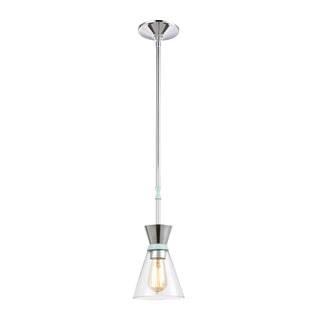 Modley 6'' Wide 1-Light Mini Pendant - Polished Chrome