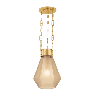 TRAGUS PENDANT In Vintage Brass Finish