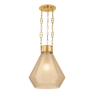 TRAGUS PENDANT In Vintage Brass Finish