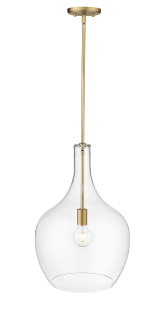 Lamara 1-Light Pendant Light Vintage Brass