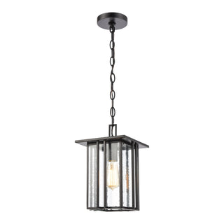 Radnor 8'' Wide 1-Light Outdoor Pendant - Matte Black