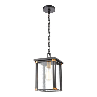 Vincentown 8'' Wide 1-Light Outdoor Pendant - Matte Black