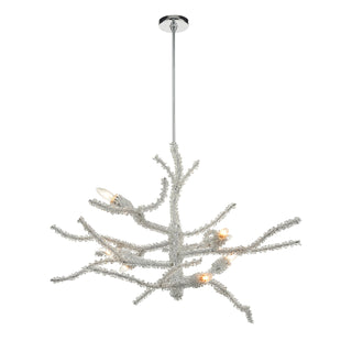 Winter's Spray 39'' Wide 8-Light Chandeliers - Polished Chrome