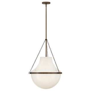 Collins Large Pendant in Heritage Bronze