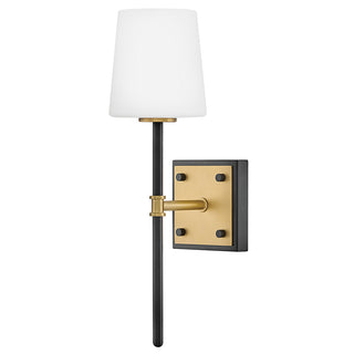 Saunders Medium Sconce In Black Finish