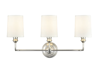 Leena 3-Light Vanity Polished Nickel